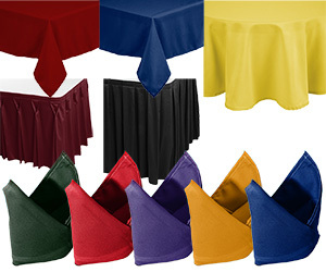 Linens, Cloth & Tabletop Materials Linens, Cloth & Tabletop Materials